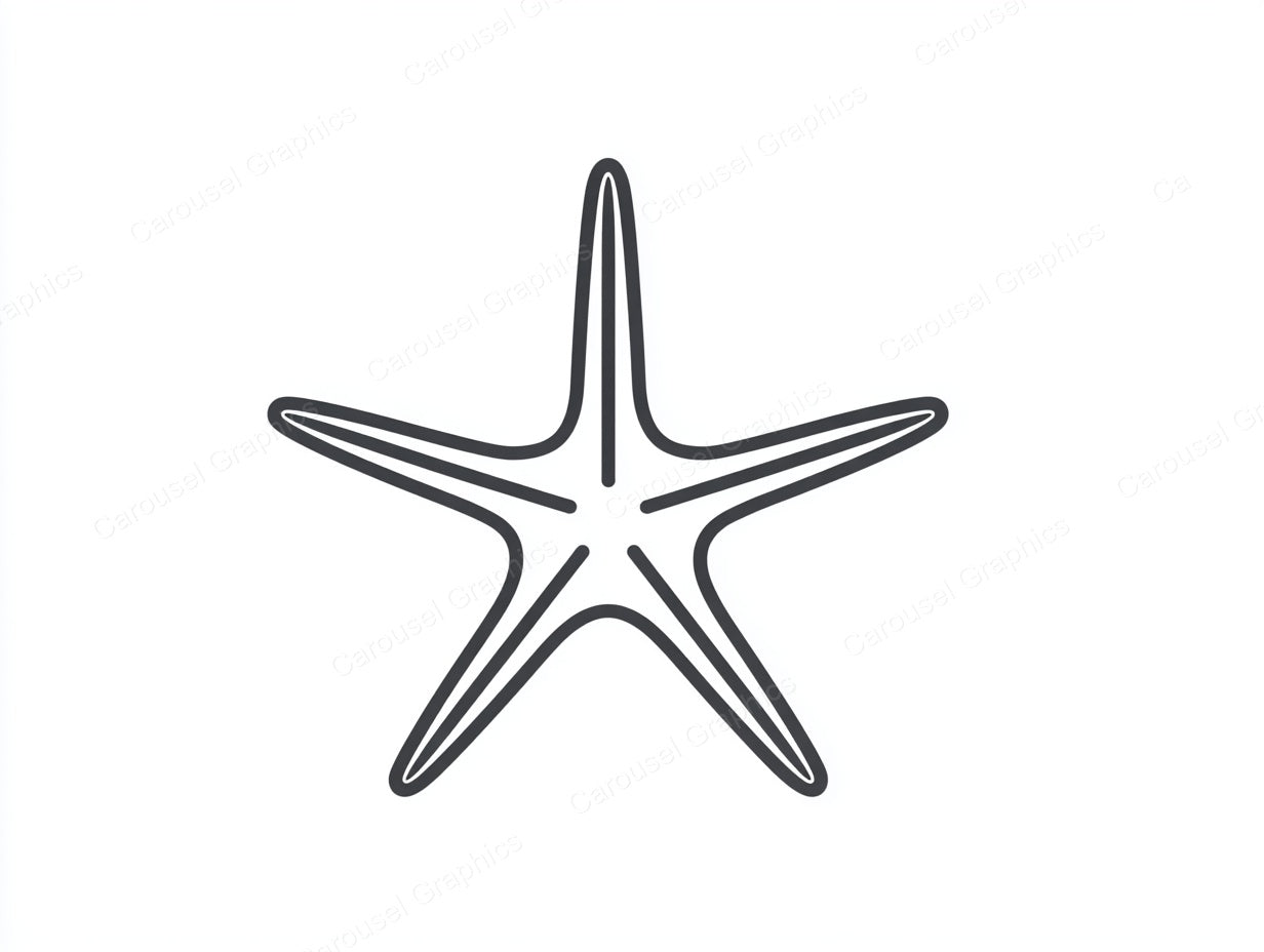Starfish Vector Graphic preview