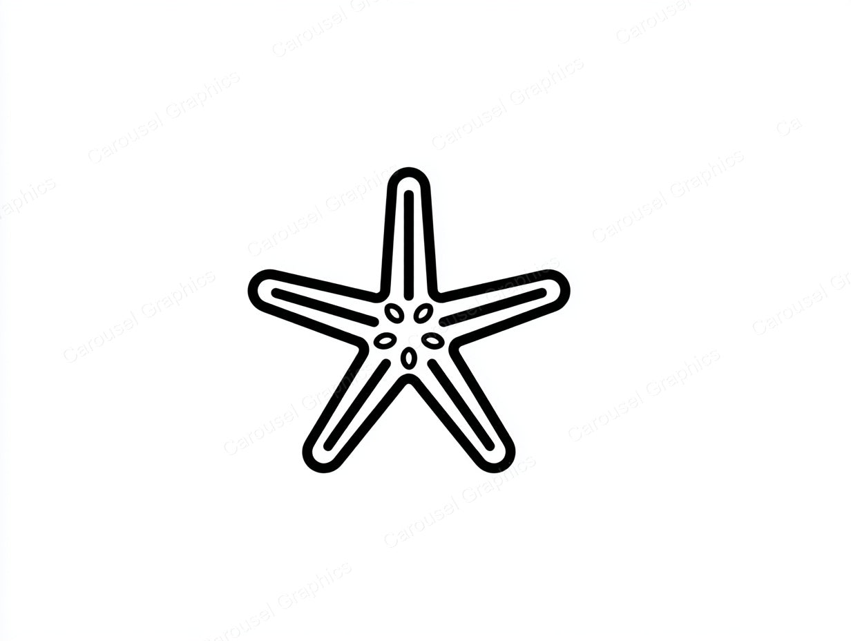 Starfish Vector Graphic preview