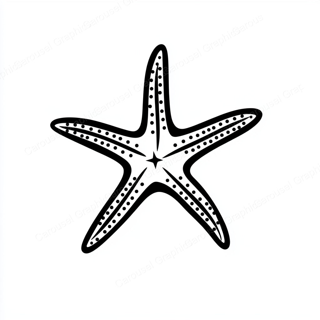 Starfish Vector Graphic preview