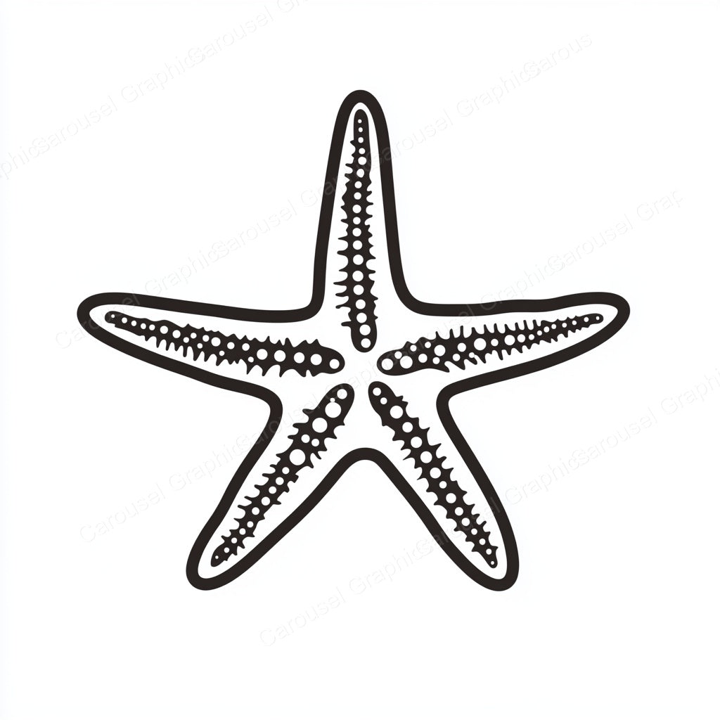 Starfish Vector Graphic preview