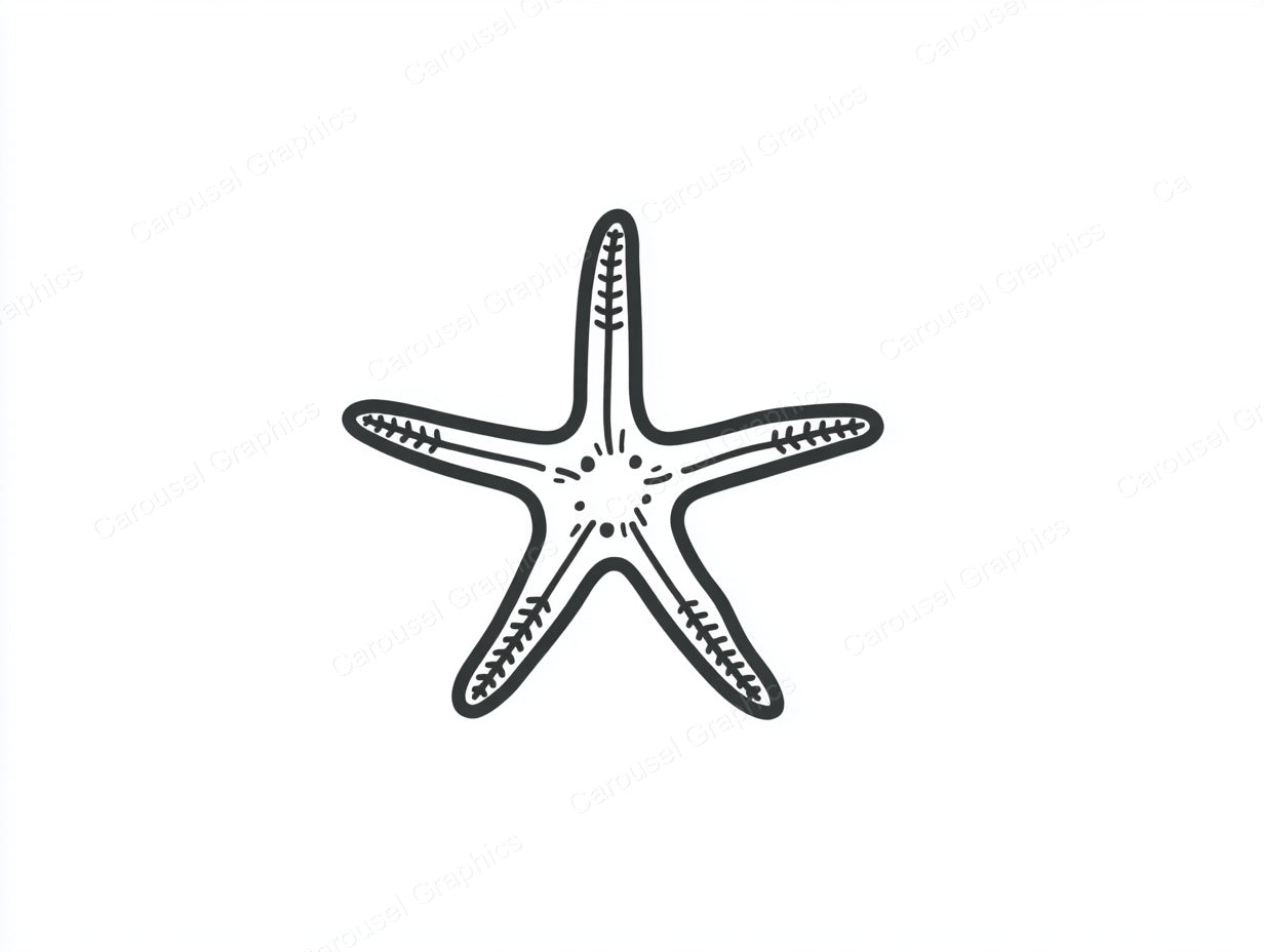 Starfish Vector Graphic preview
