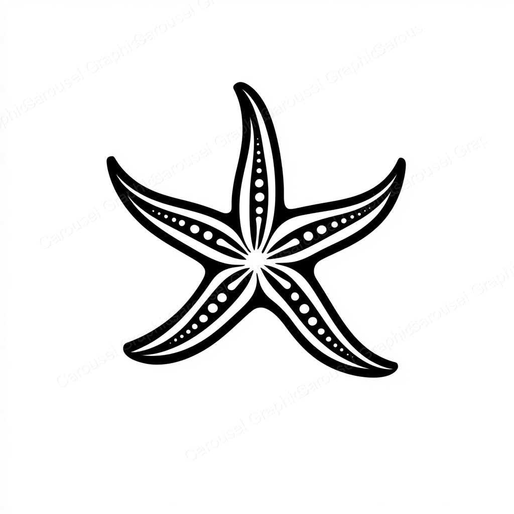 Starfish Vector Graphic preview