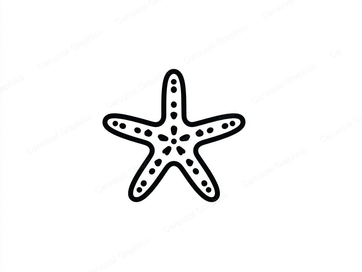 Starfish Vector Graphic preview