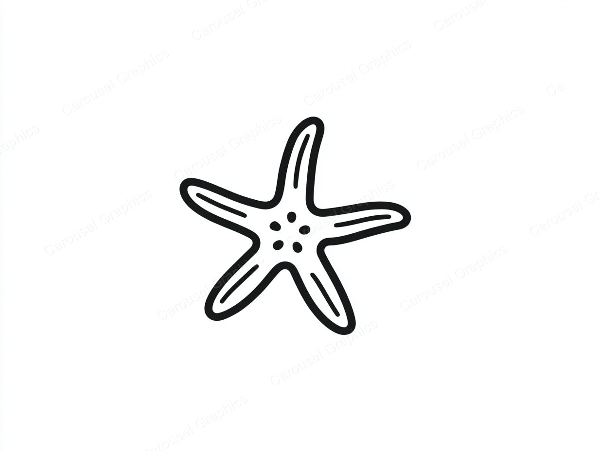 Starfish Vector Graphic preview