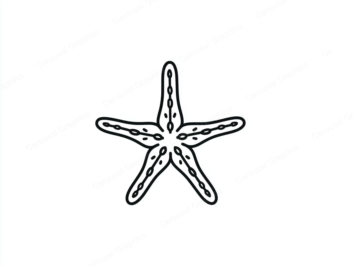 Starfish Vector Graphic preview