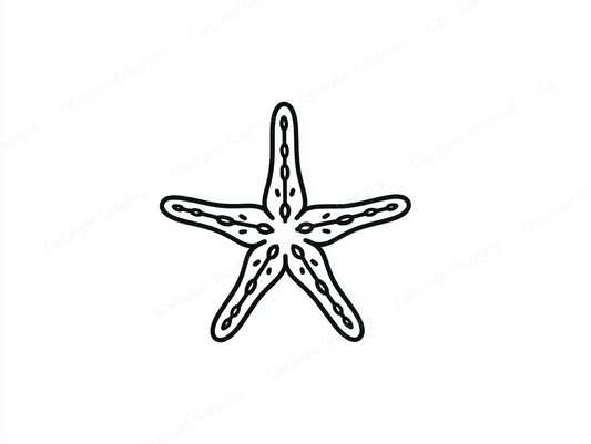 Starfish Vector Graphic preview
