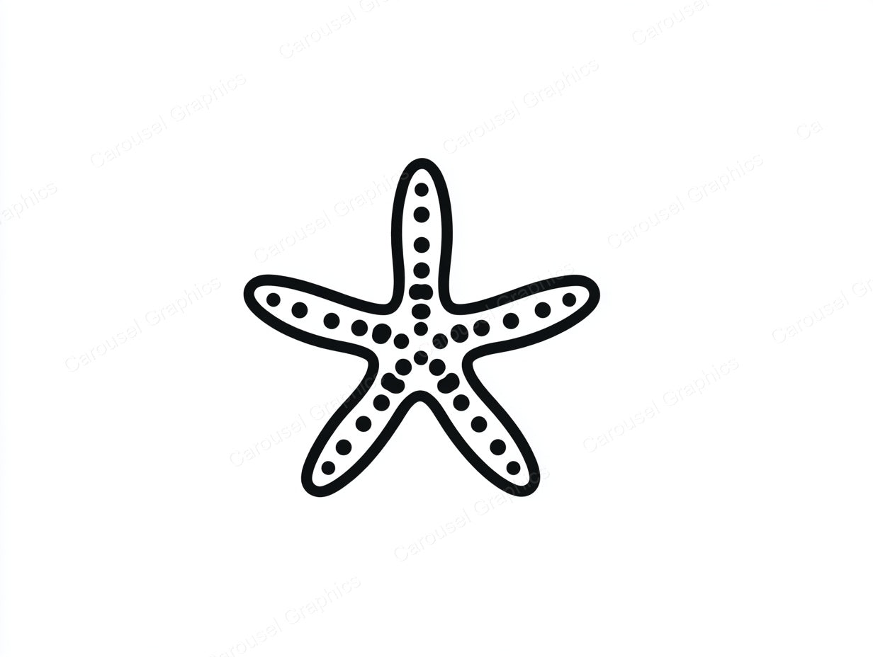 Starfish Vector Graphic preview