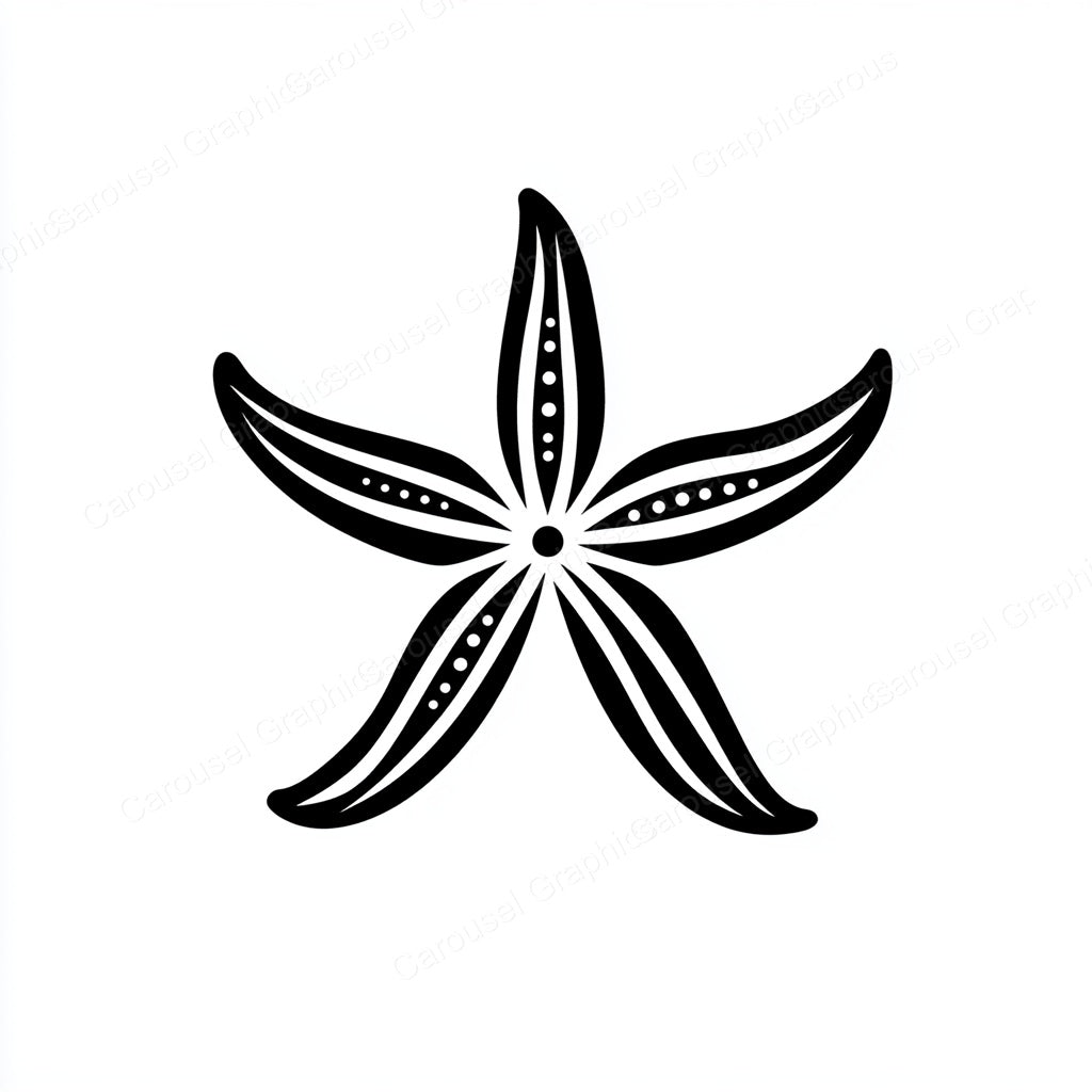 Starfish Vector Graphic preview