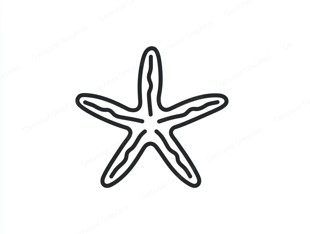 Starfish Vector Graphic preview