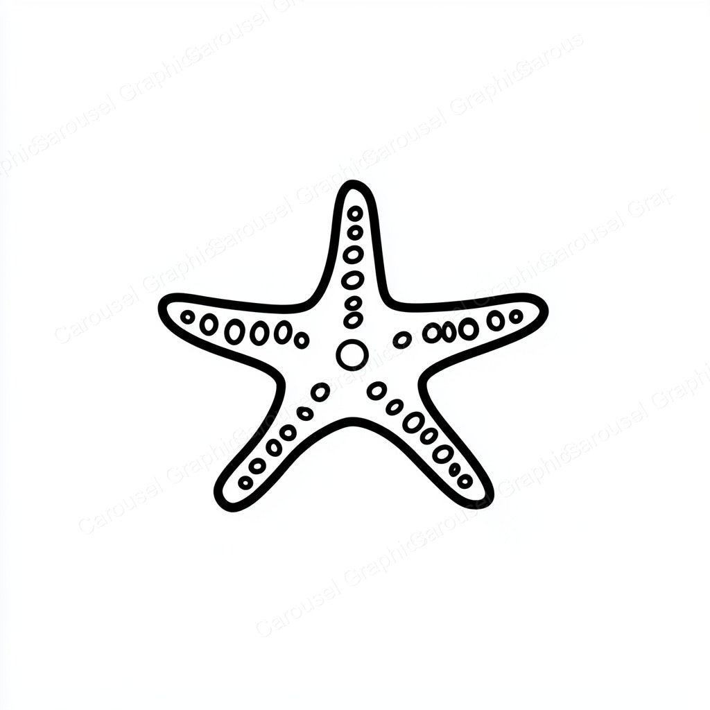 Starfish Vector Graphic preview
