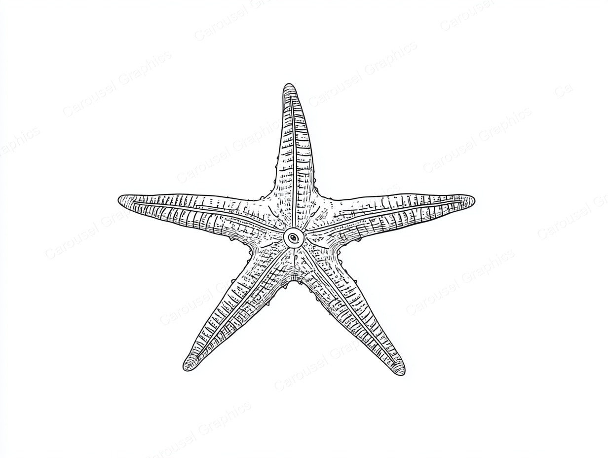 Starfish Vector Graphic preview