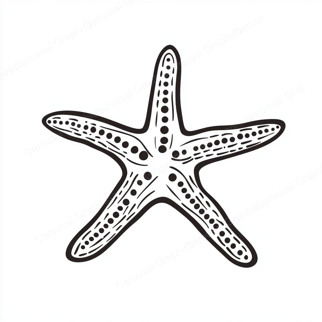 Starfish Vector Graphic preview