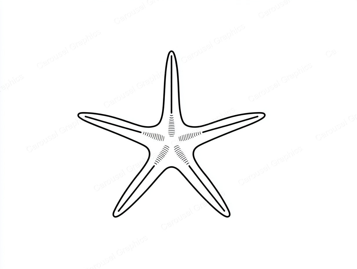 Starfish Vector Graphic preview