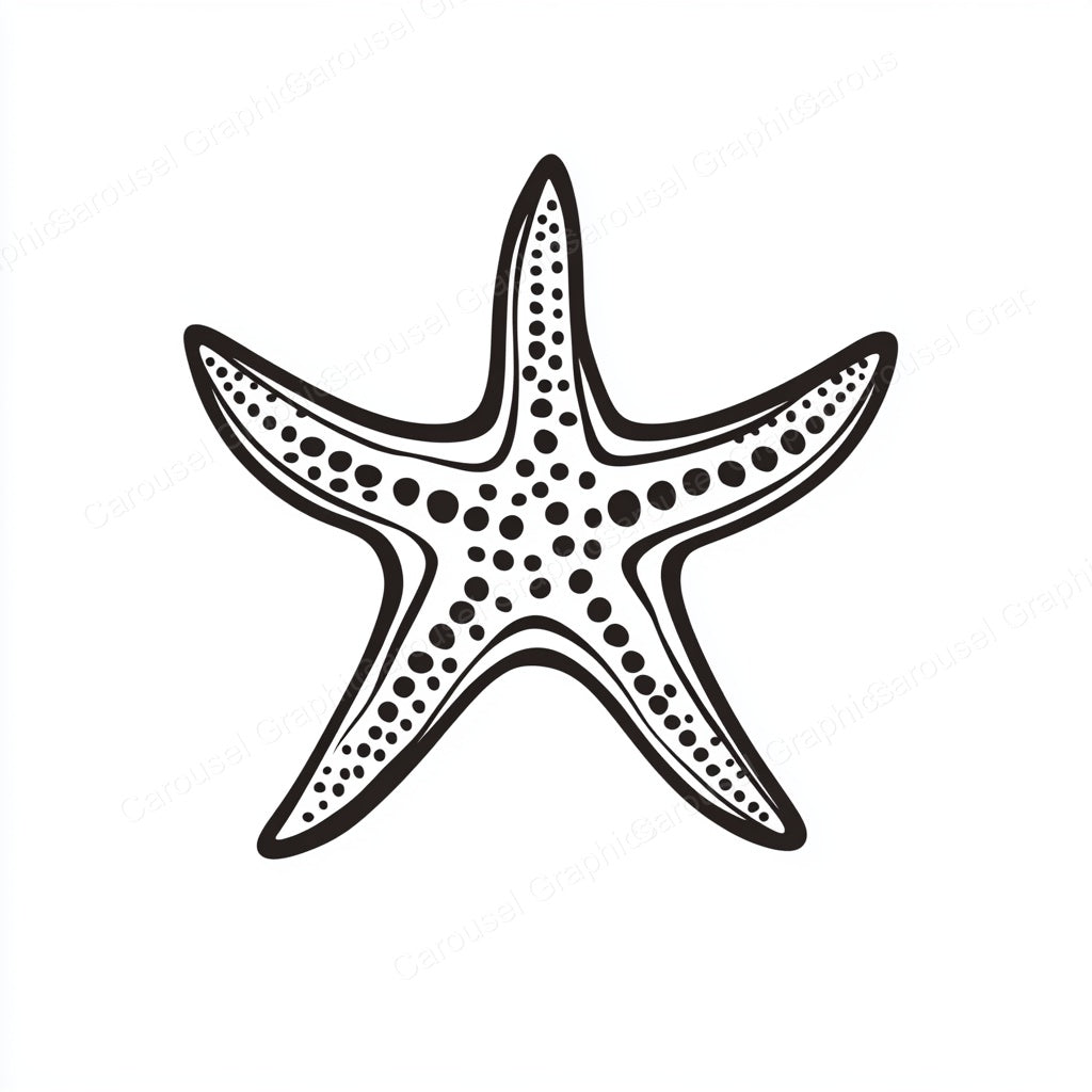Starfish Vector Graphic preview