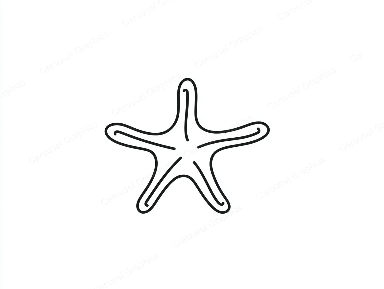 Starfish Vector Graphic preview