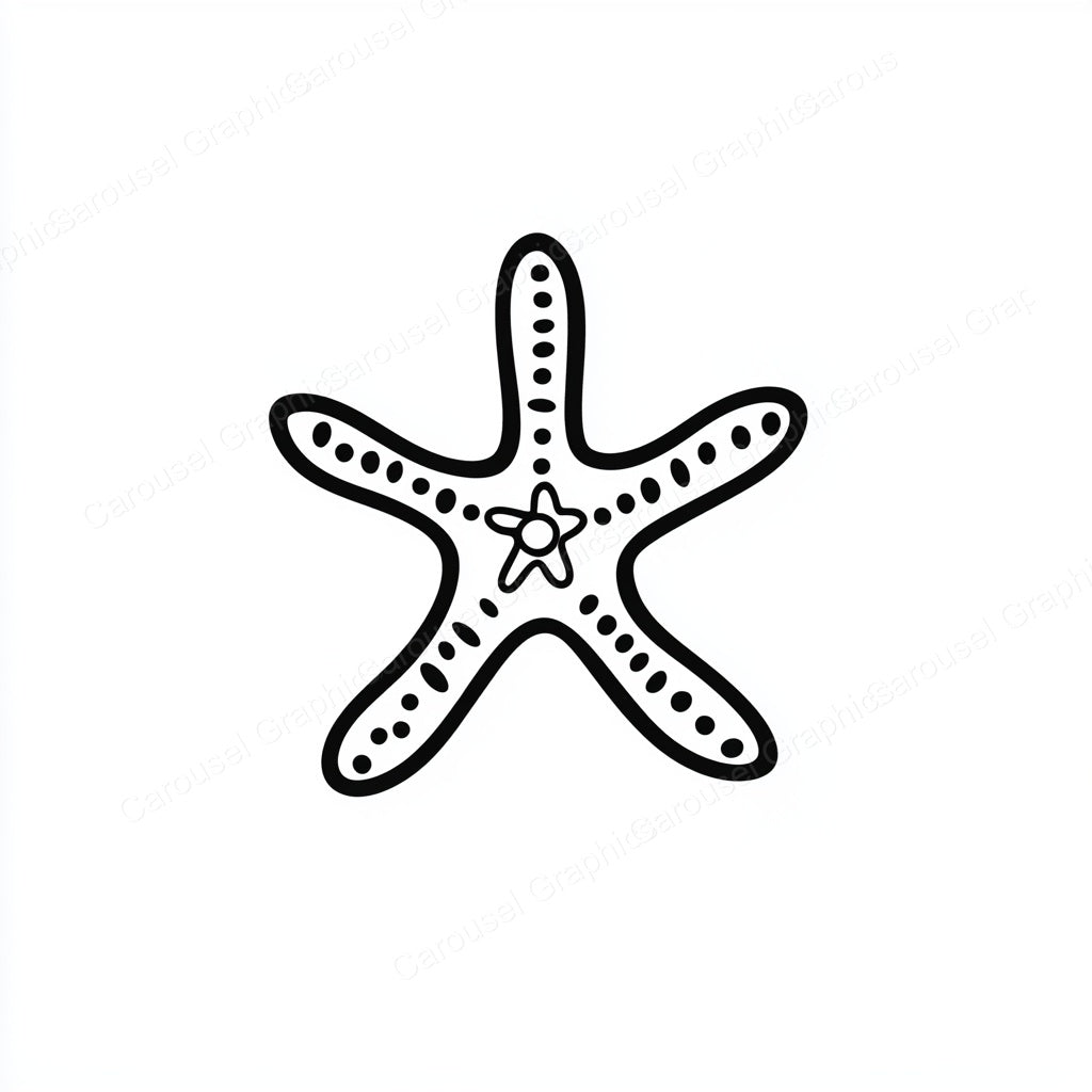 Starfish Vector Graphic preview