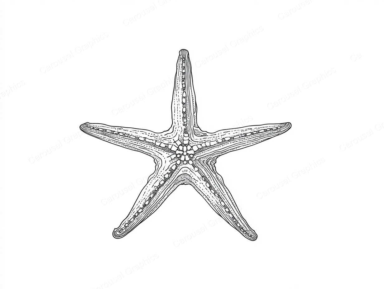 Starfish Vector Graphic preview
