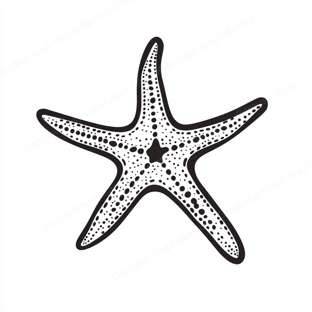Starfish Vector Graphic preview