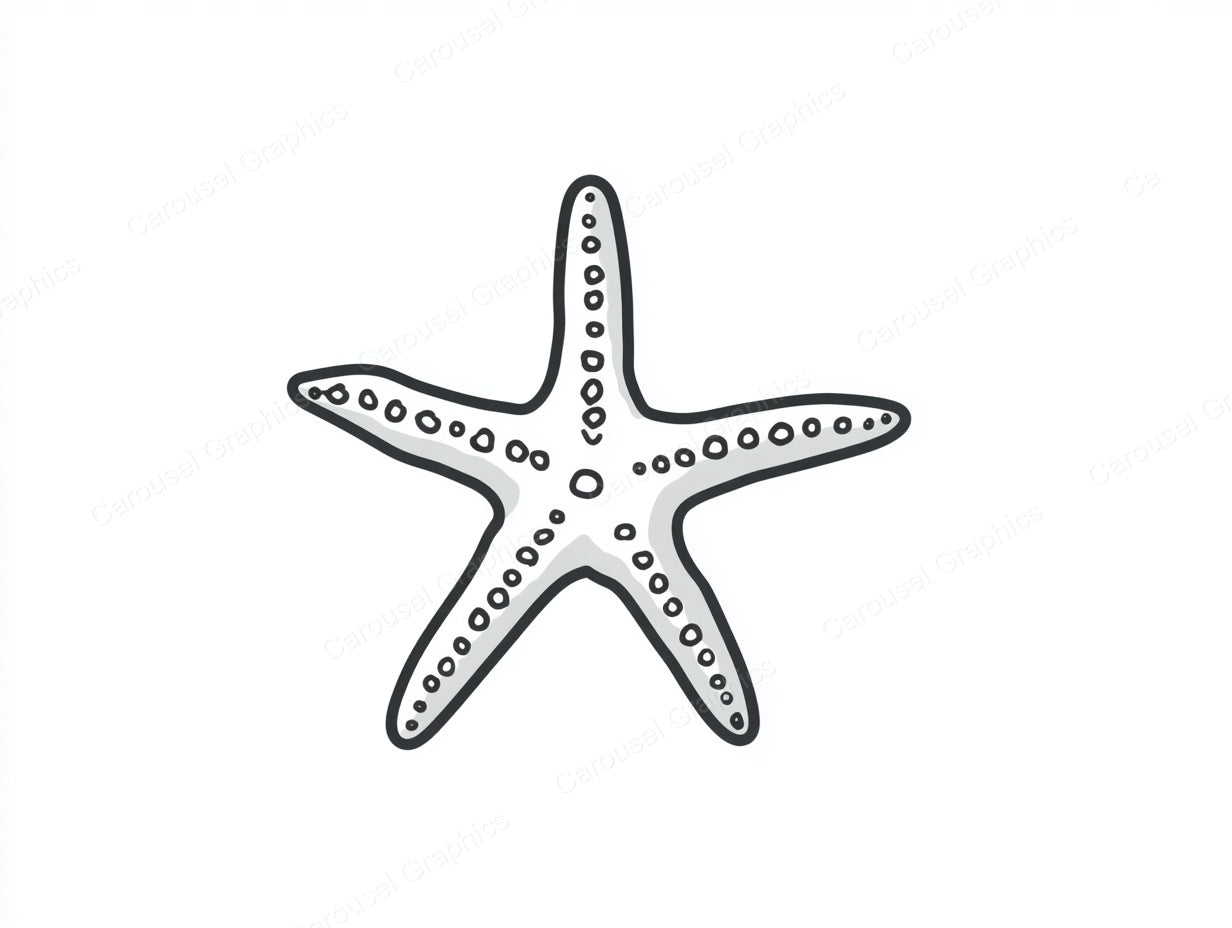 Starfish Vector Graphic preview