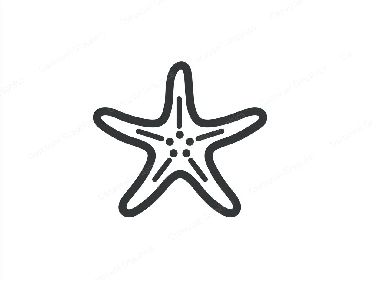 Starfish Vector Graphic preview