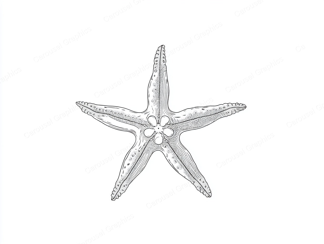 Starfish Vector Graphic preview