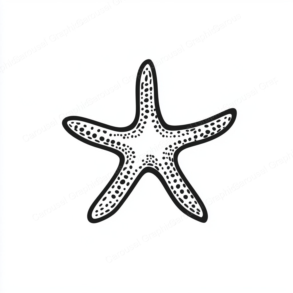 Starfish Vector Graphic preview