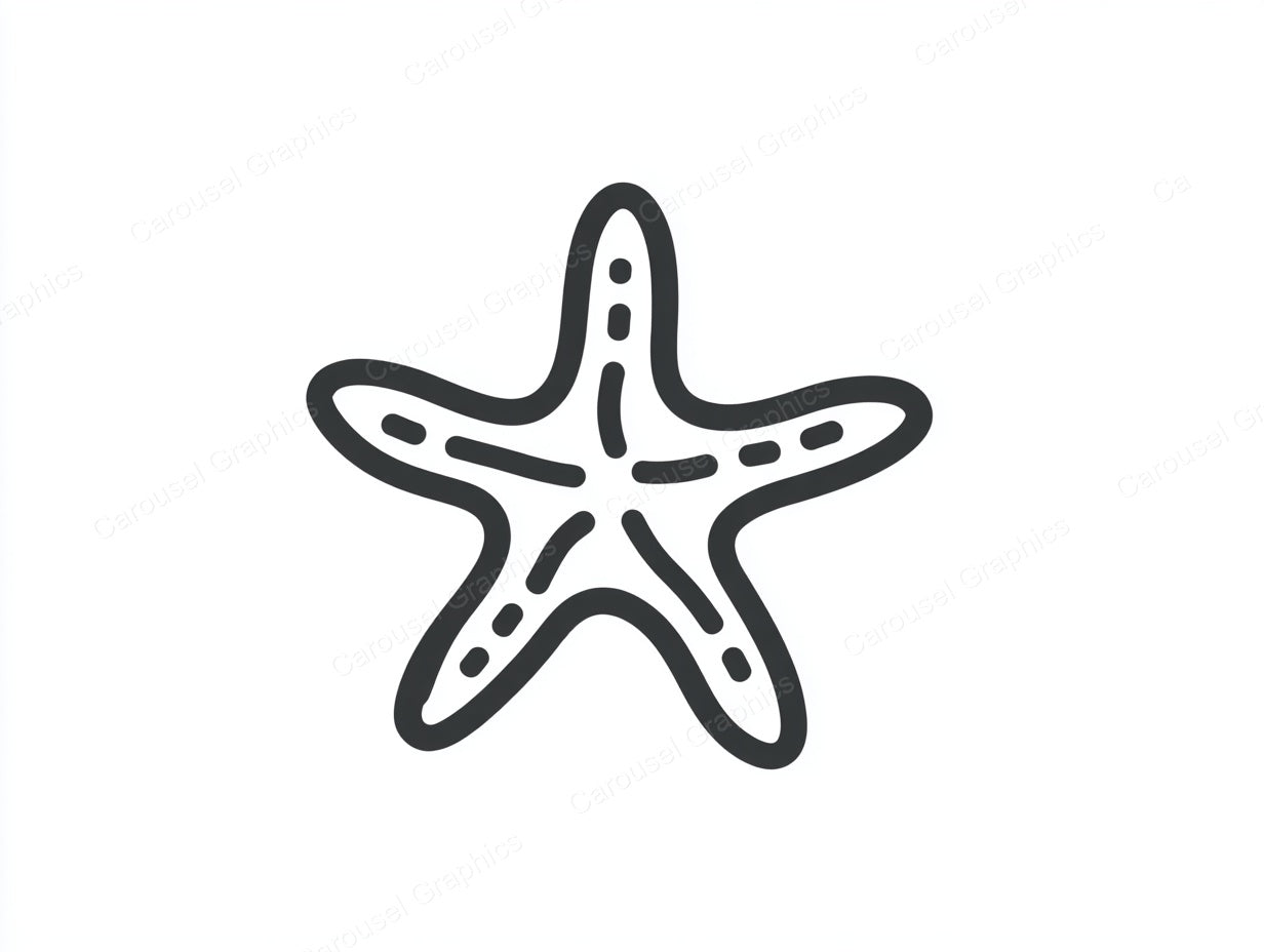 Starfish Vector Graphic preview
