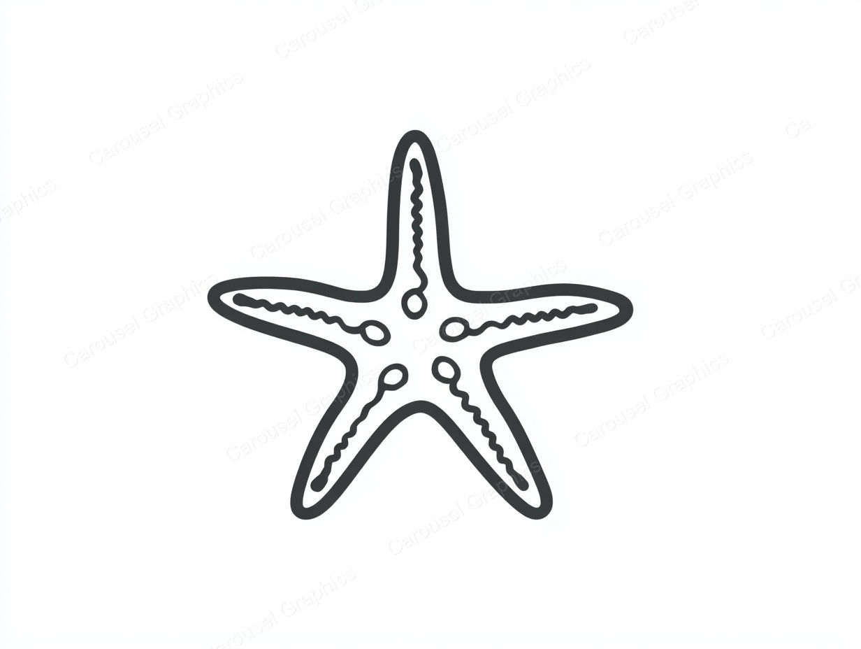 Starfish Vector Graphic preview