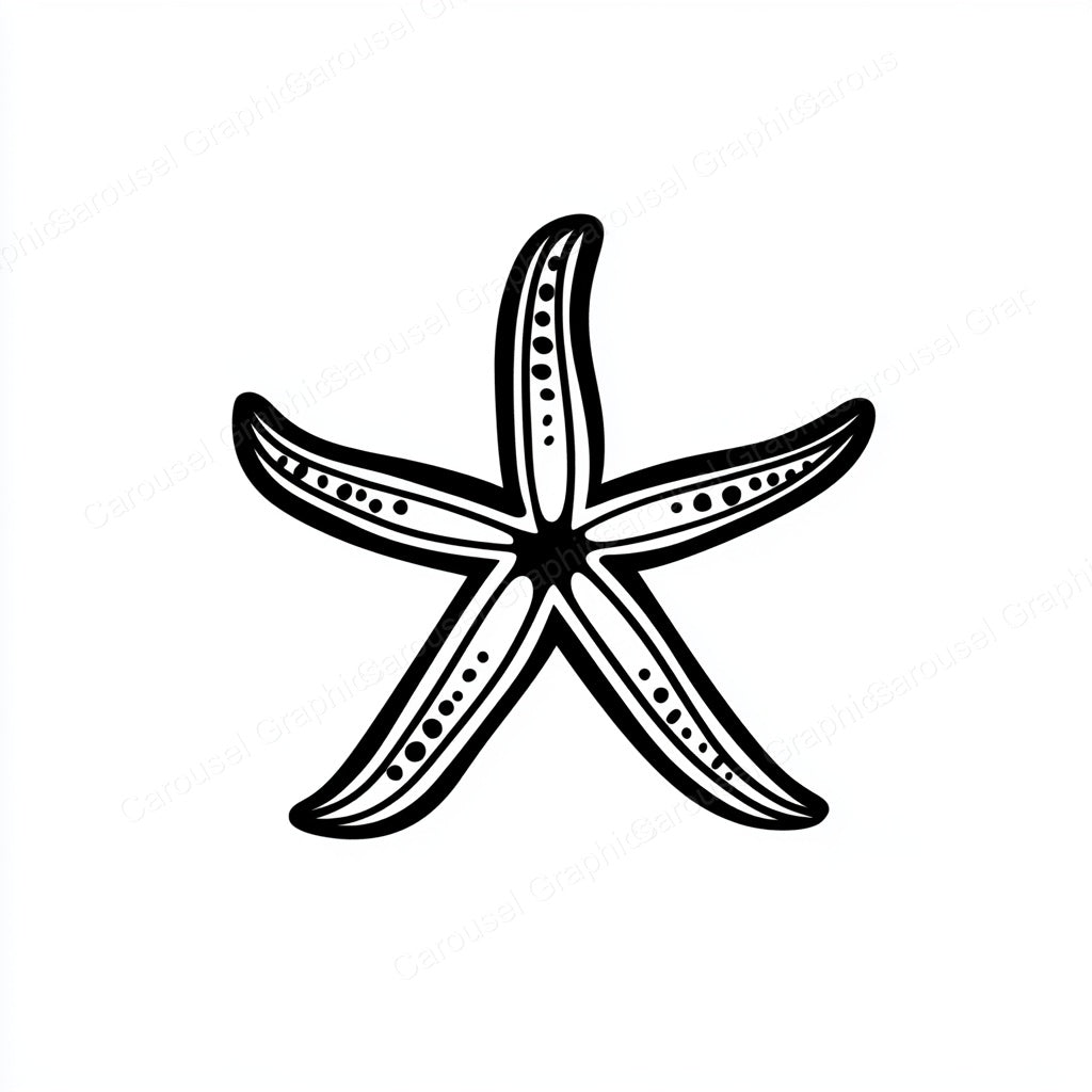 Starfish Vector Graphic preview
