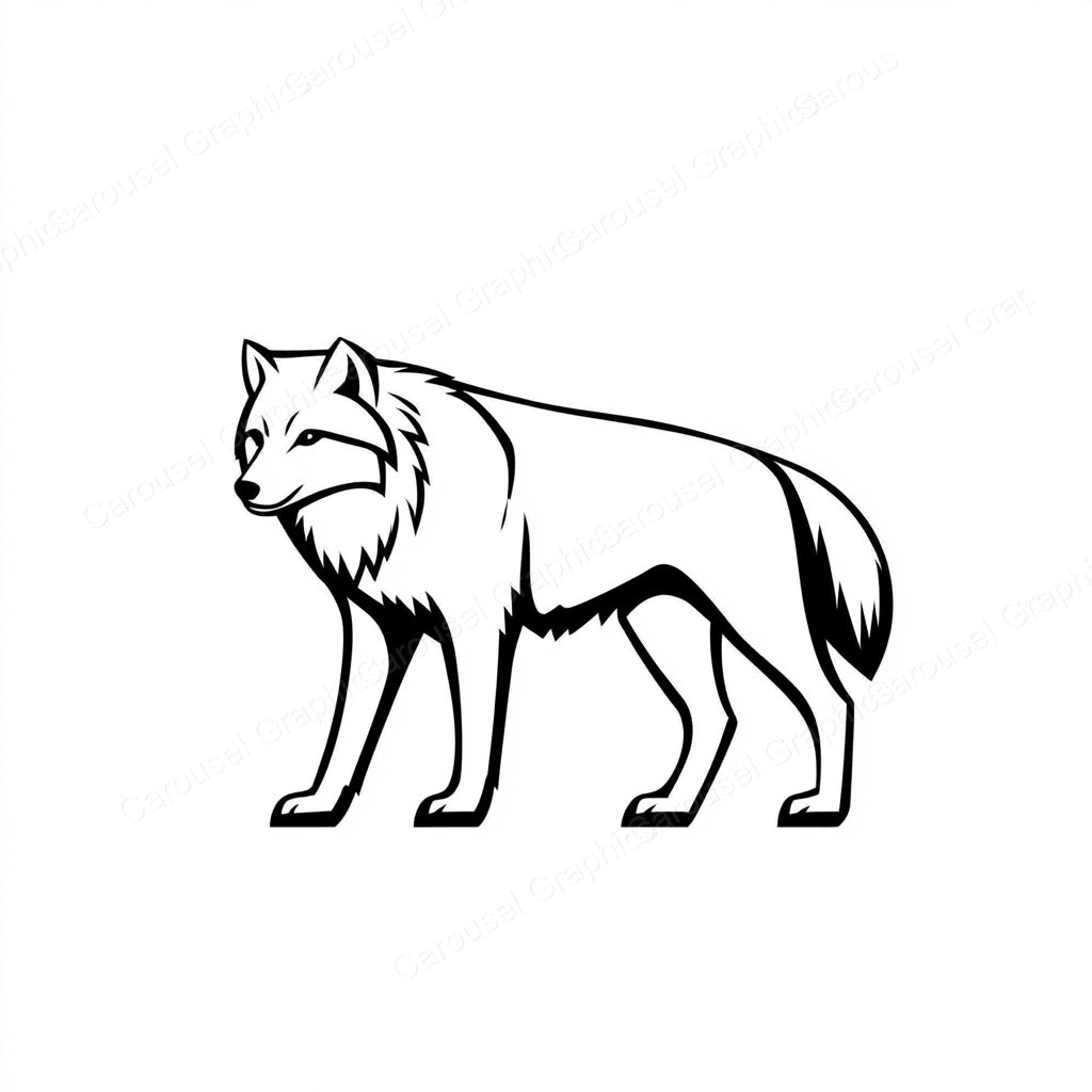 Wolf Vector Graphic preview