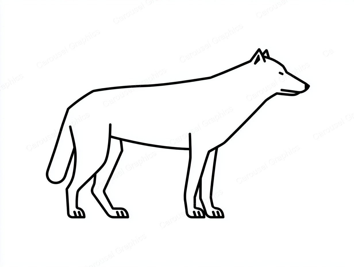 Wolf Vector Graphic preview
