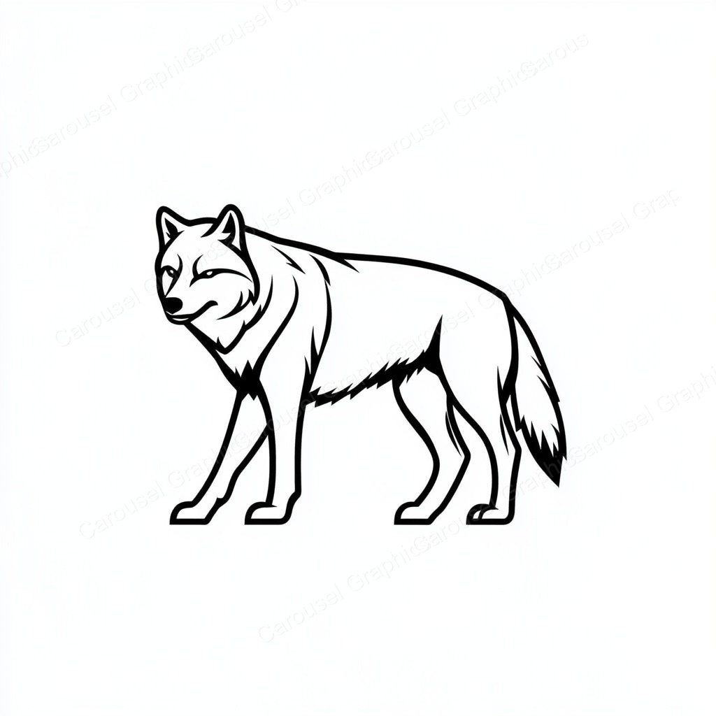 Wolf Vector Graphic preview