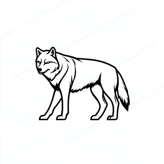 Wolf Vector Graphic preview