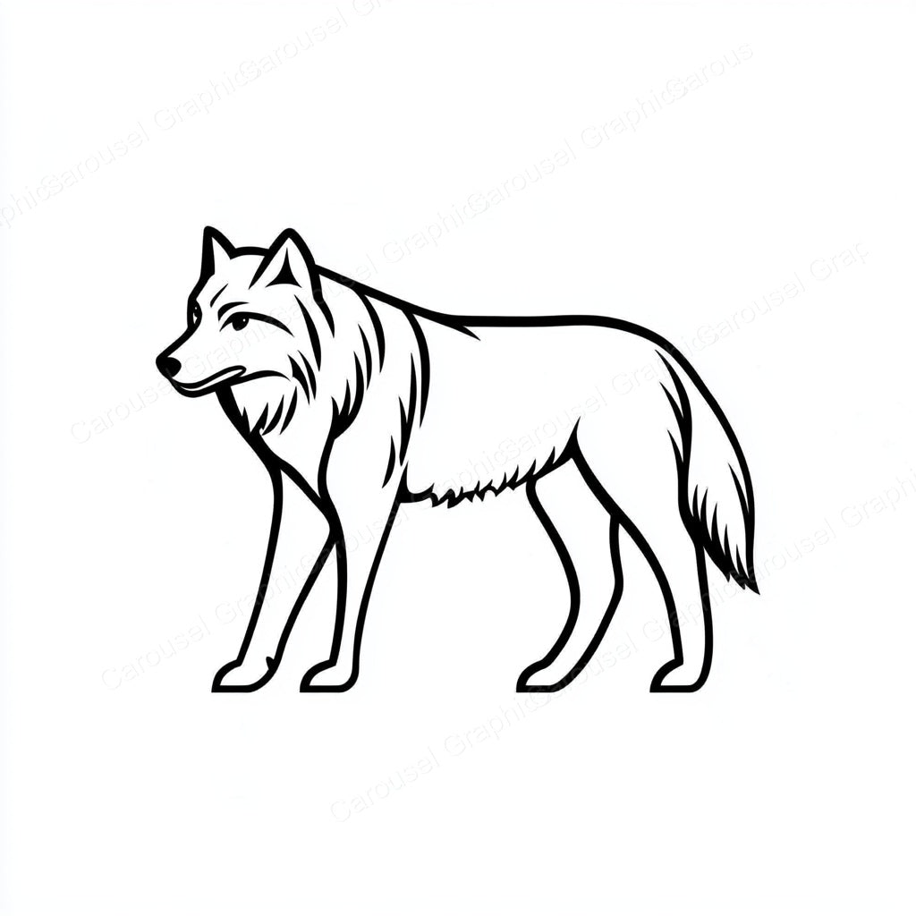 Wolf Vector Graphic preview