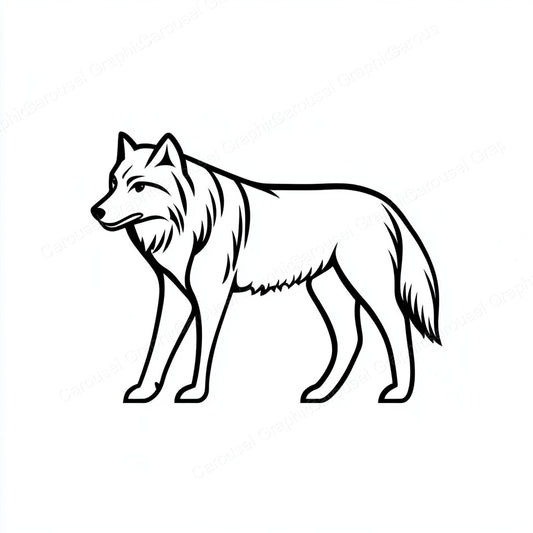 Wolf Vector Graphic preview