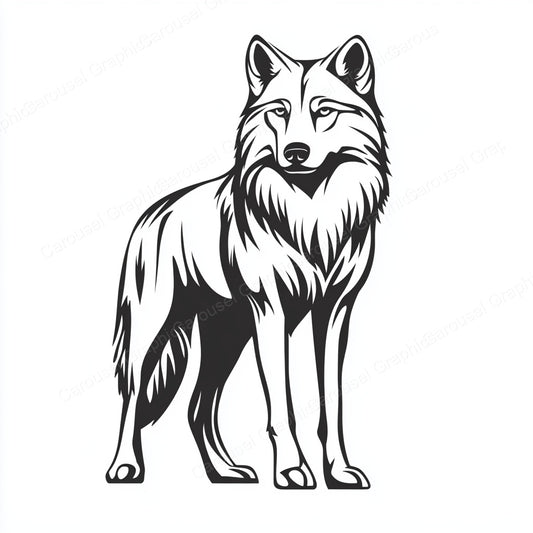 Wolf Vector Graphic preview