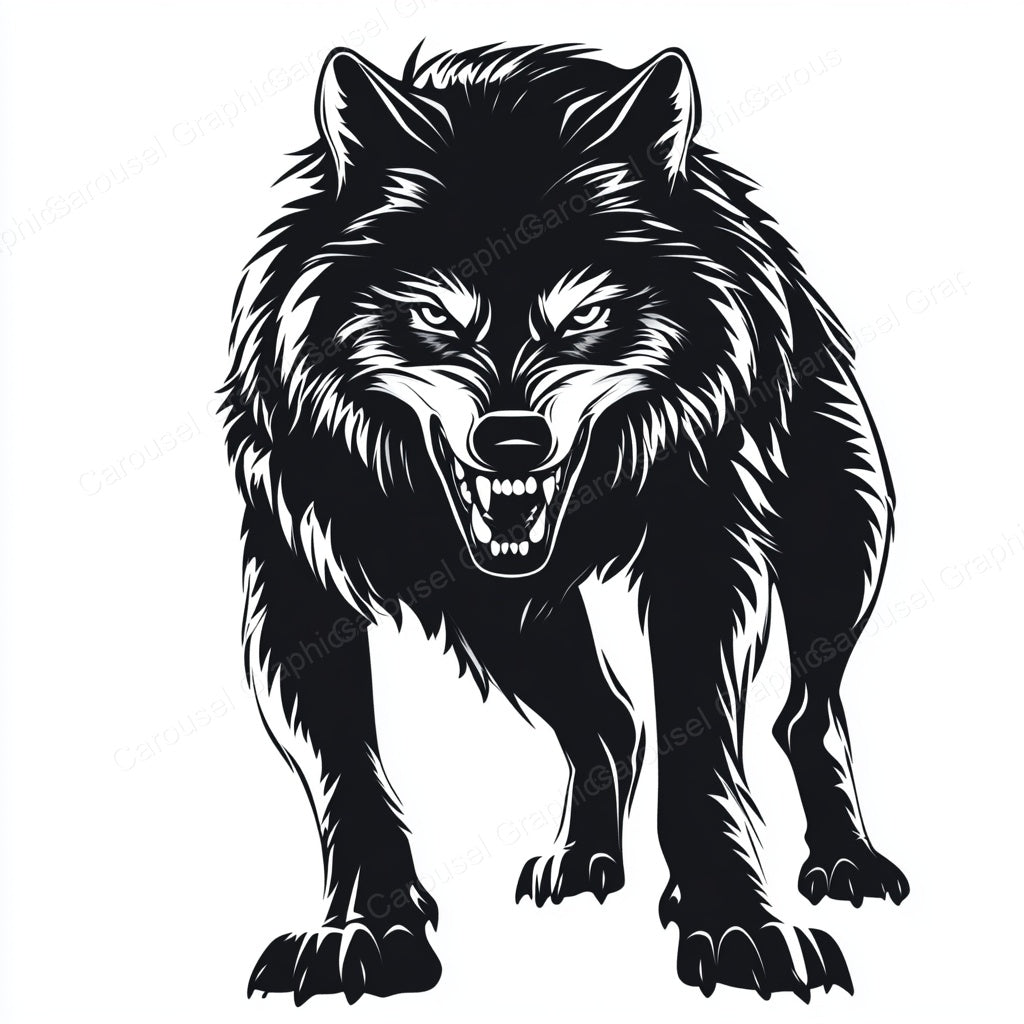 Wolf Vector Graphic preview