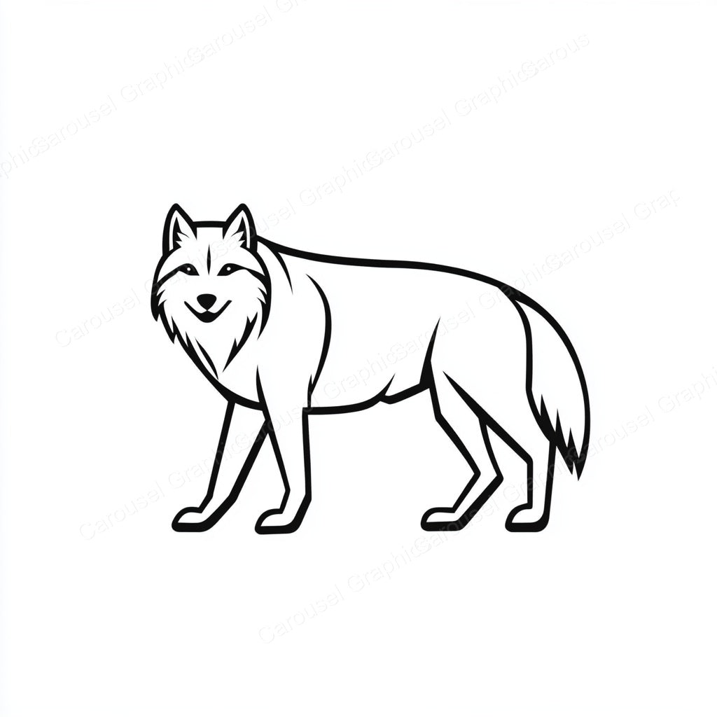 Wolf Vector Graphic preview