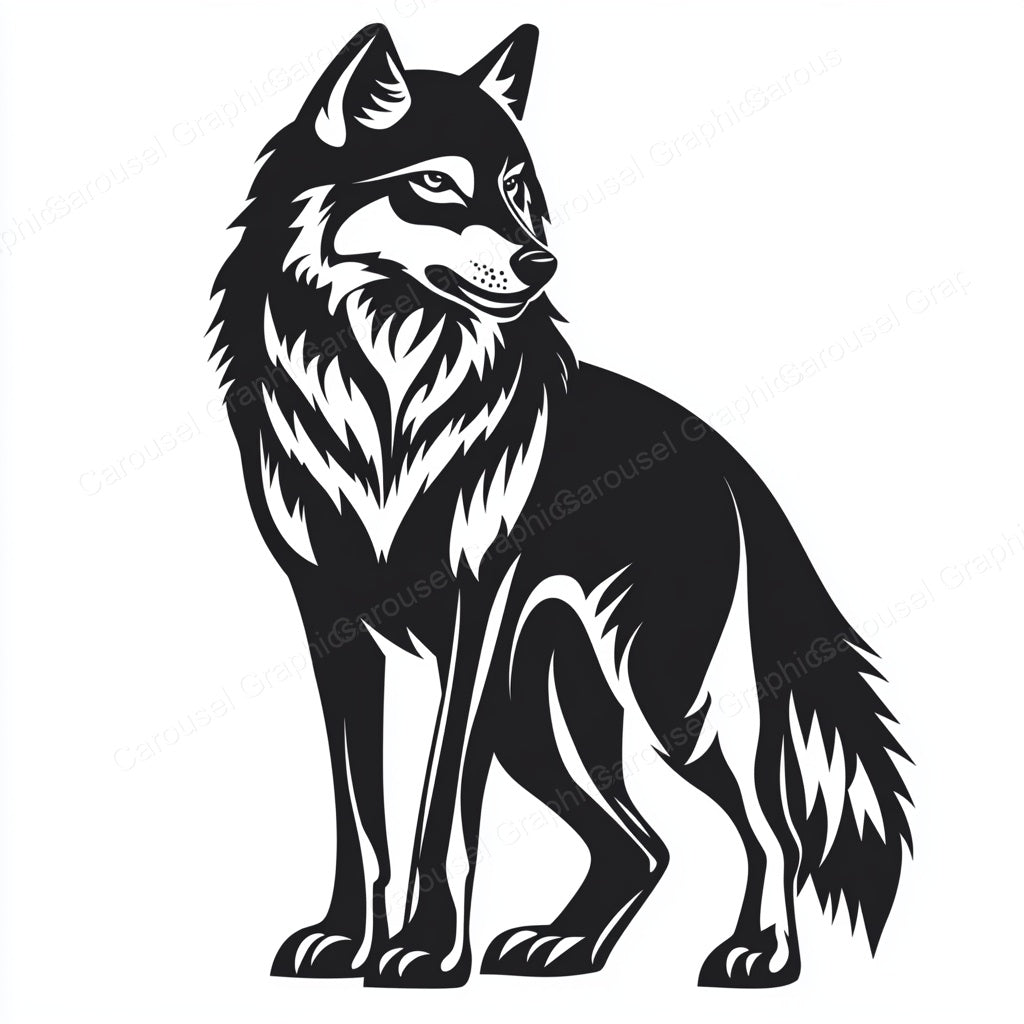 Wolf Vector Graphic preview