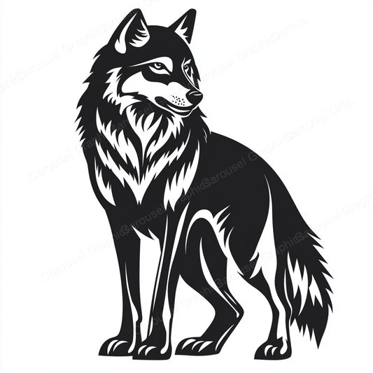 Wolf Vector Graphic preview