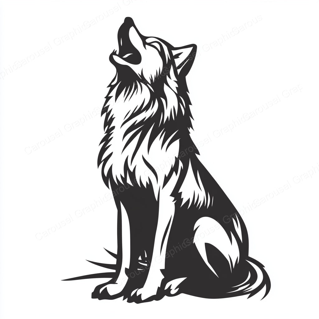 Wolf Vector Graphic preview