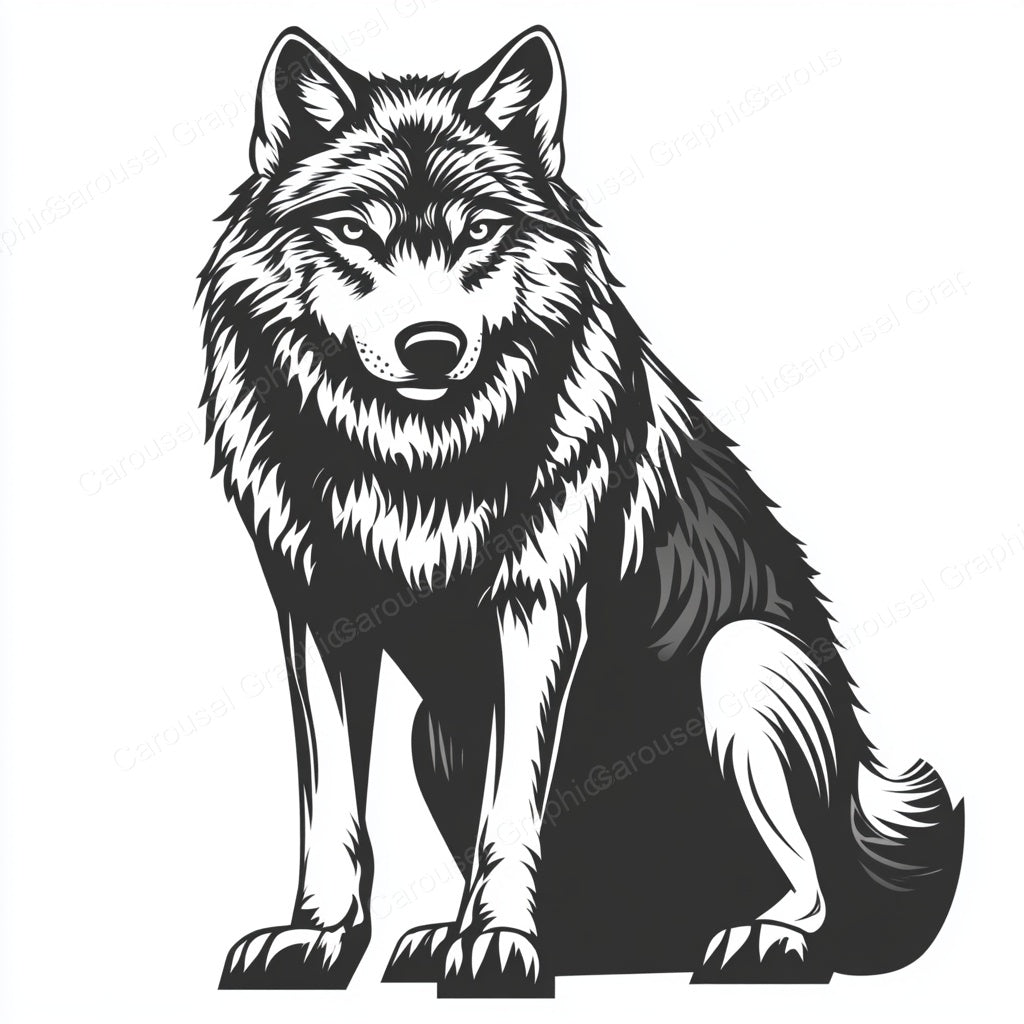 Wolf Vector Graphic preview