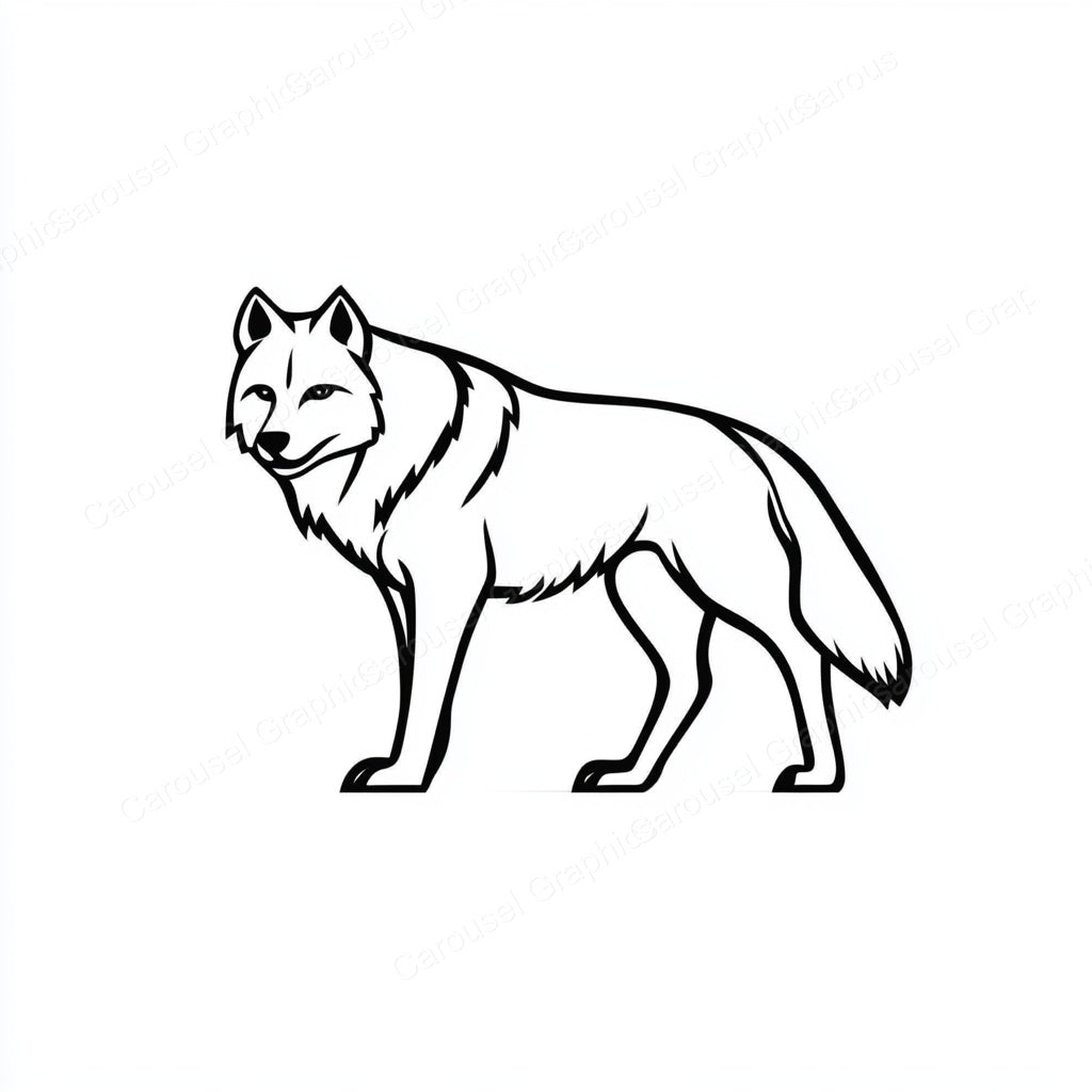Wolf Vector Graphic preview