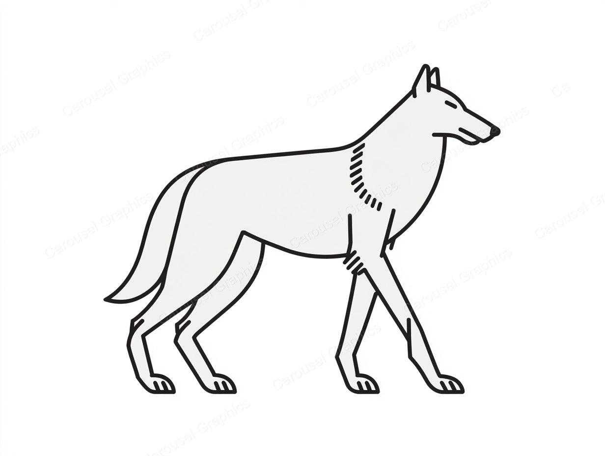 Wolf Vector Graphic preview