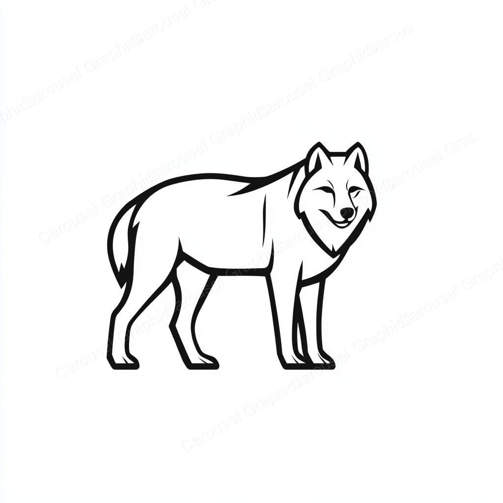 Wolf Vector Graphic preview
