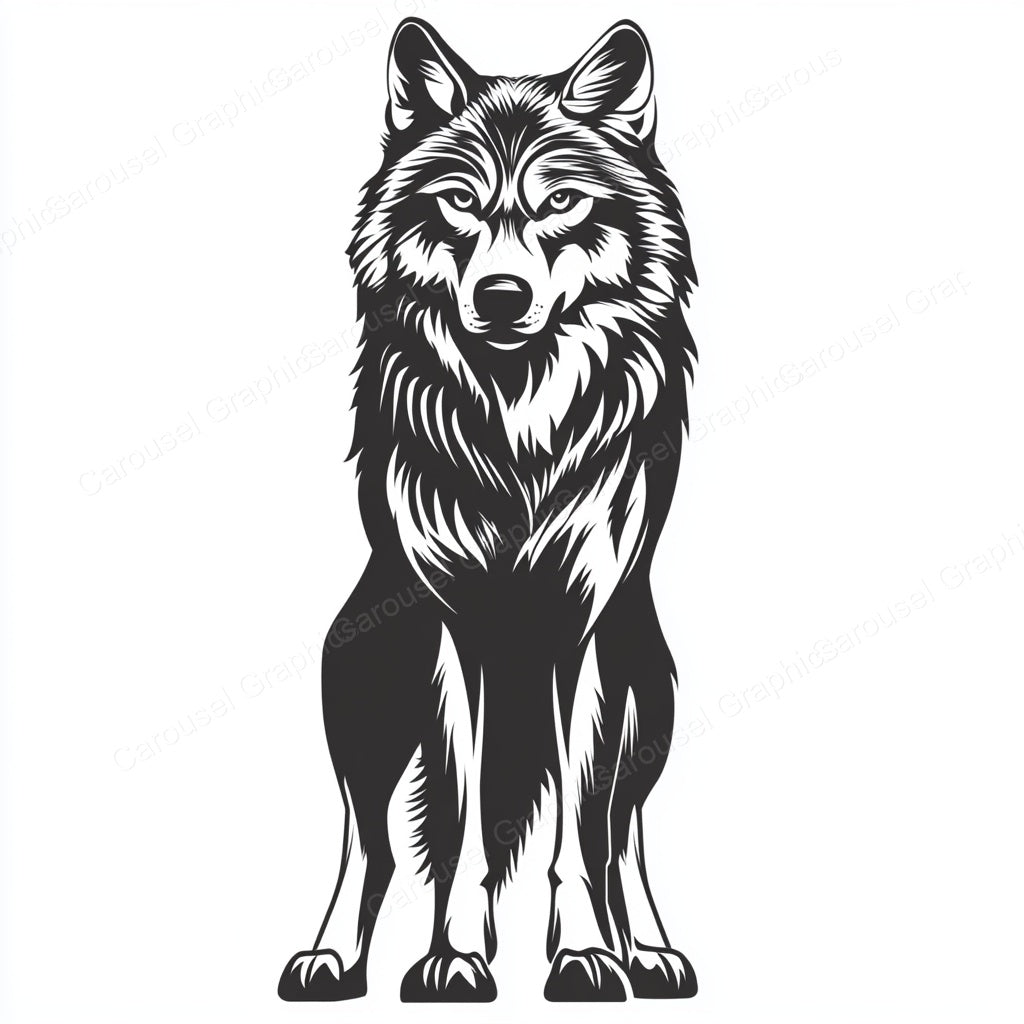 Wolf Vector Graphic preview