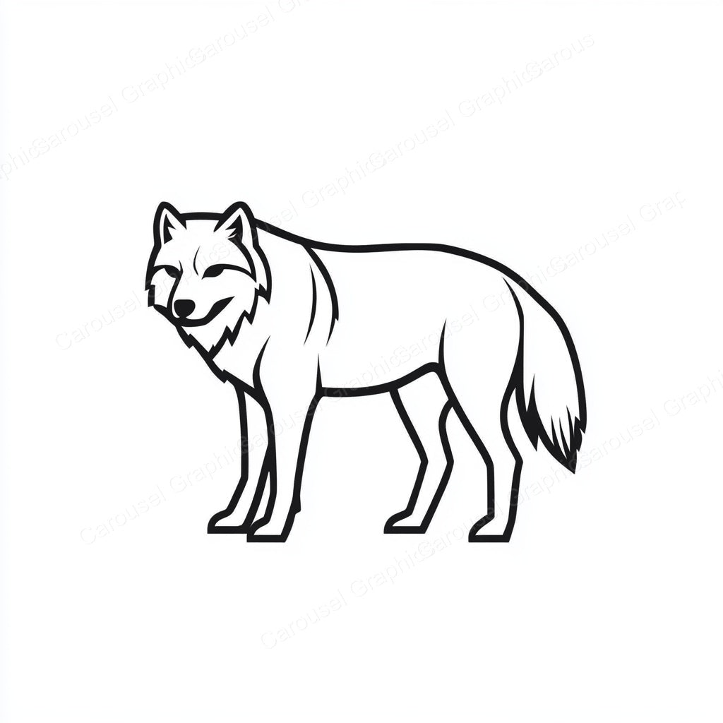 Wolf Vector Graphic preview