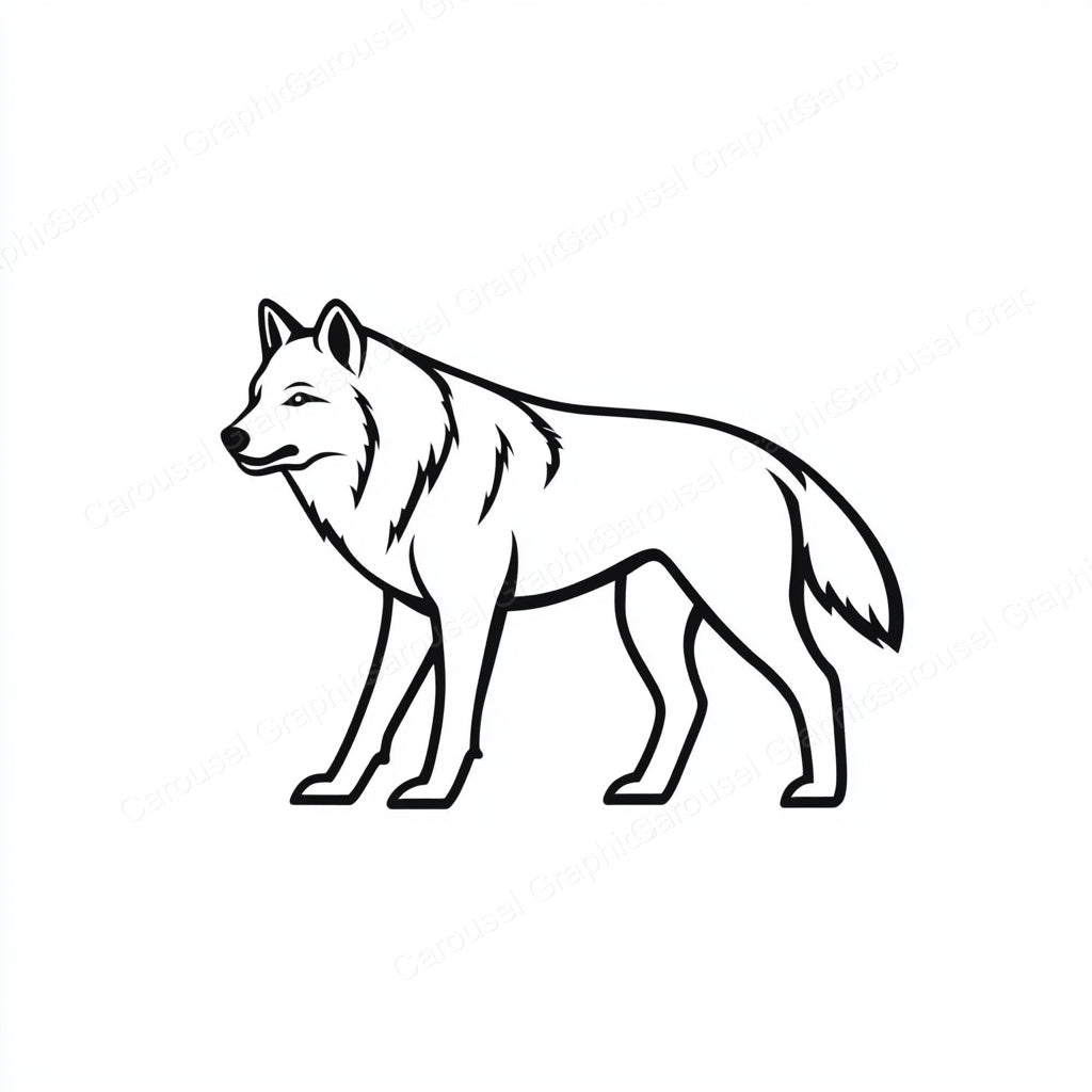 Wolf Vector Graphic preview