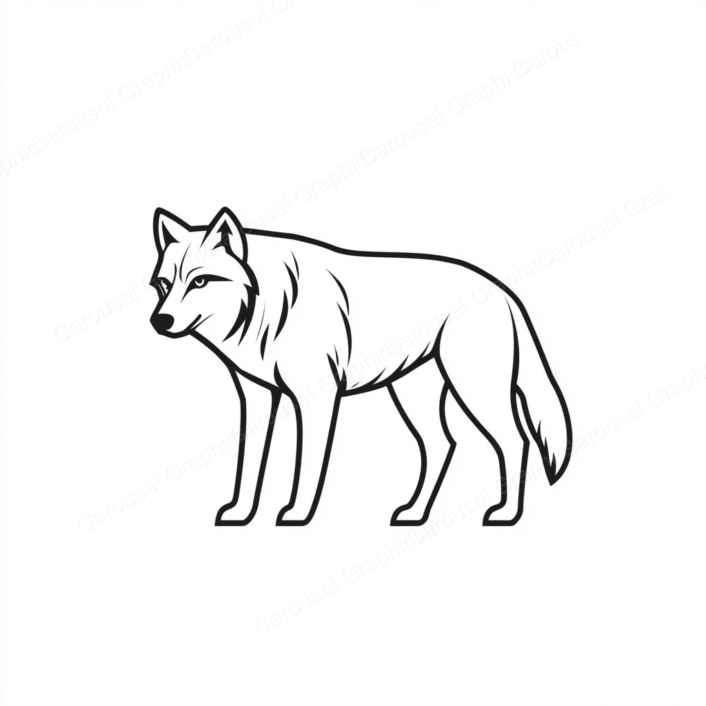 Wolf Vector Graphic preview