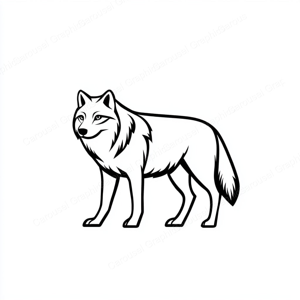 Wolf Vector Graphic preview